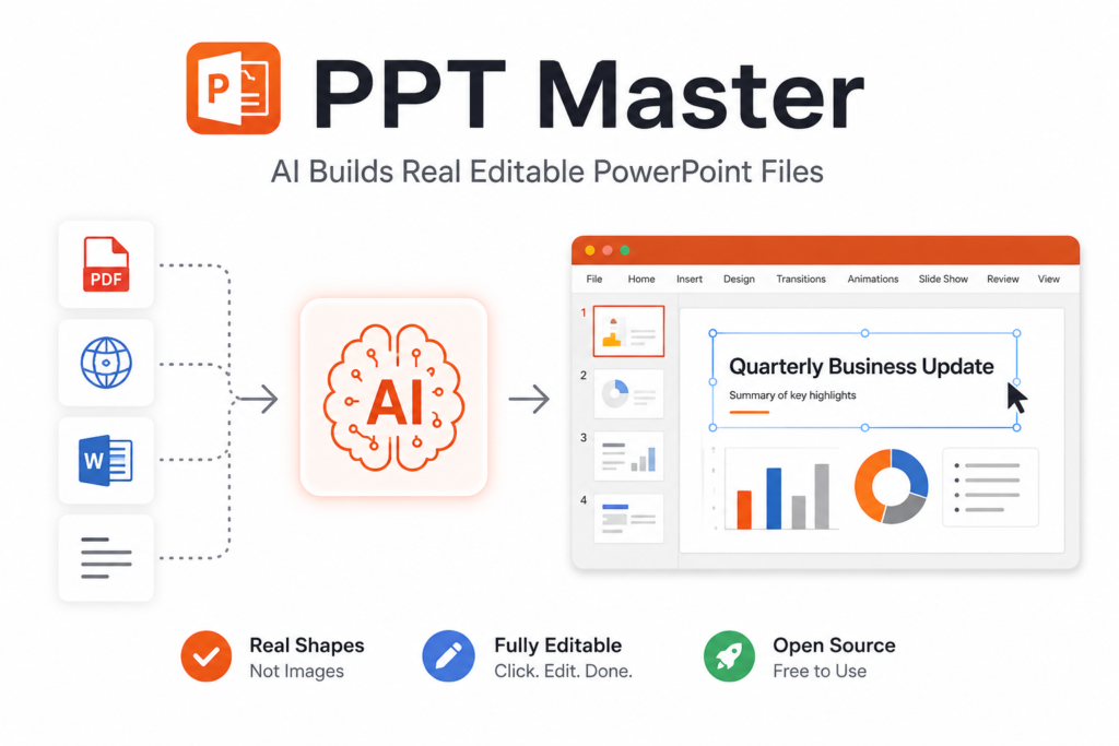 AI PowerPoint generator open source
