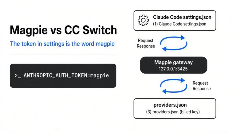 Magpie vs CC Switch: the magpie token