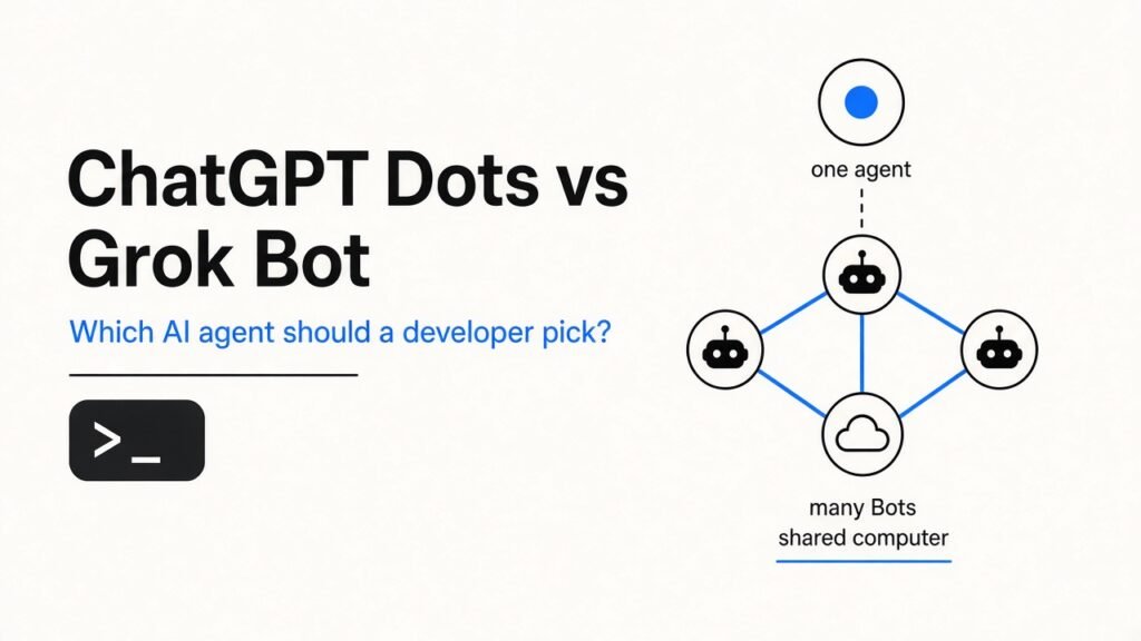 Dot vs Grok Bot: one AI agent versus a team of agents