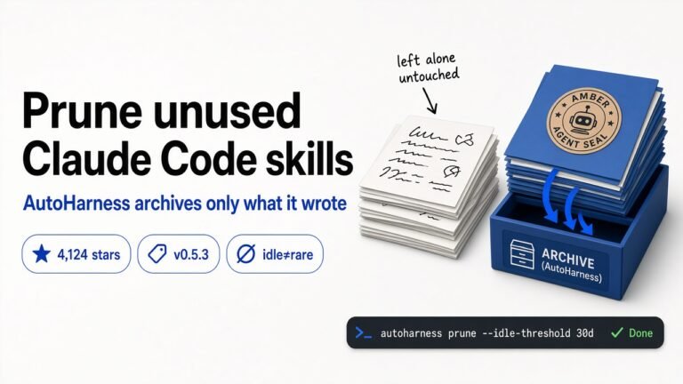 AutoHarness will retire skills. Just not the ones you wrote.