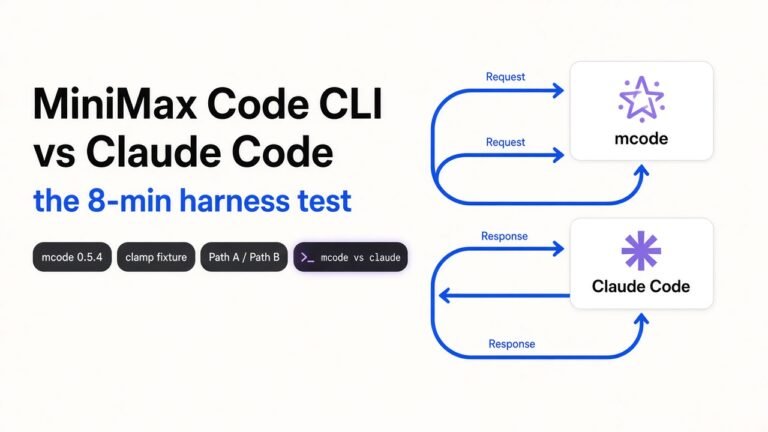 MiniMax Code CLI vs Claude Code: the 8-min test