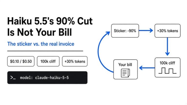 Haiku 5.5 Pricing: Why 90% Off Is Not Your Bill
