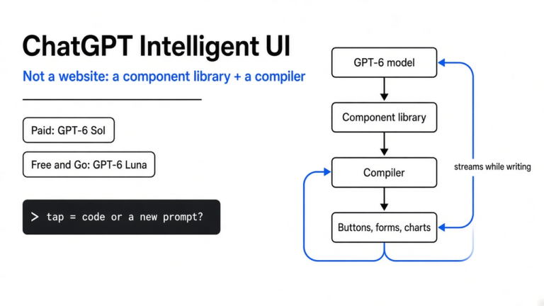ChatGPT Intelligent UI: How GPT-6 Draws Buttons in Chat