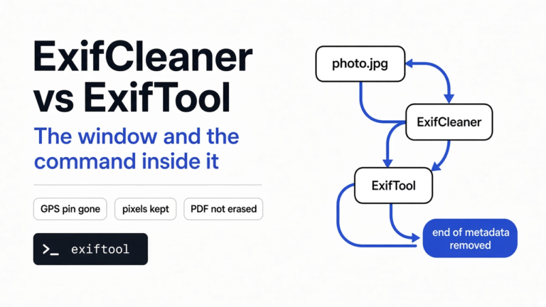 ExifCleaner vs ExifTool
