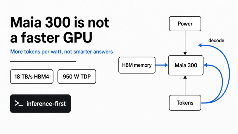 Maia 300 Explained: Inference Chips, Not Smarter Answers