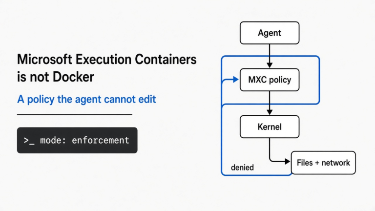 Microsoft Execution Containers is not Docker