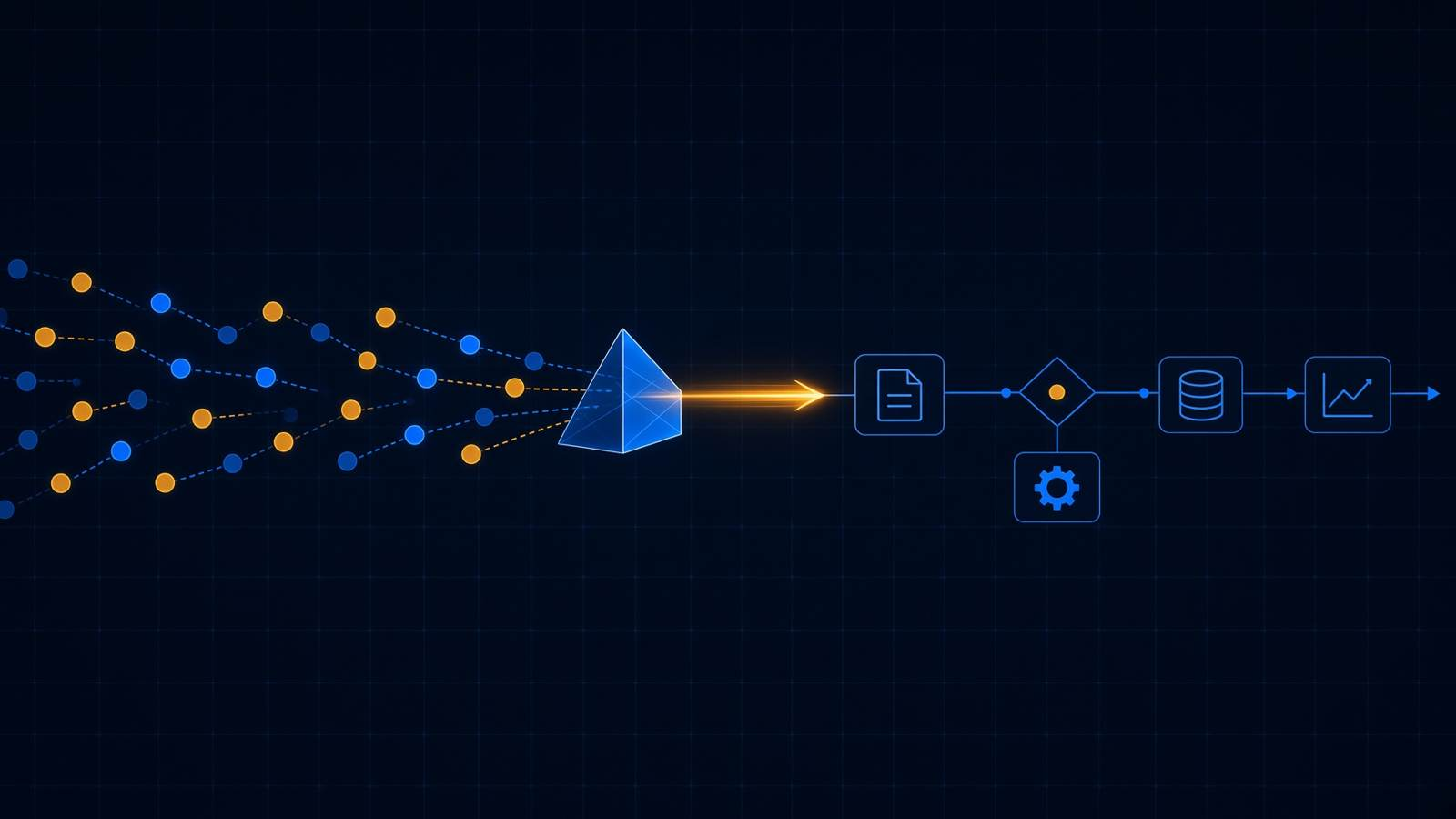Mermaid text goes in and Pele turns it into an SVG picture of boxes and arrows